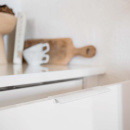 Profil Håndtak Edge Straight - 200mm - Hvitlakkert