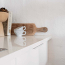 Profil Håndtak Edge Straight - 200mm - Hvitlakkert