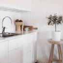 Profil Håndtak Edge Straight - 200mm - Hvitlakkert