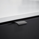 Profilhåndtak Edge Straight - Børstet Sort