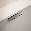 Profilhåndtak Edge Straight - Børstet Sort