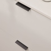 Profilhåndtak Edge Straight - Børstet Sort