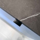 Profilhåndtak Edge Straight - 40mm - Børstet Sort