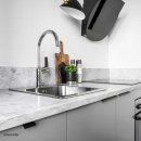 Profilhåndtak Edge Straight - 350mm - Børstet Sort