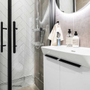 Profilhåndtak Edge Straight - 350mm - Børstet Sort