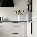 Profilhåndtak Edge Straight - 350mm - Børstet Sort