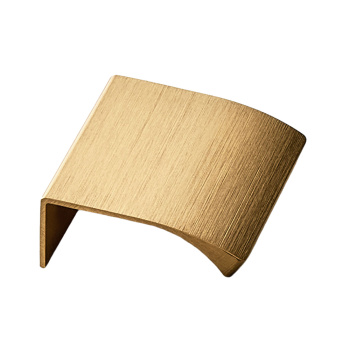 Profilhåndtak Edge Straight - 40mm - Børstet Messing