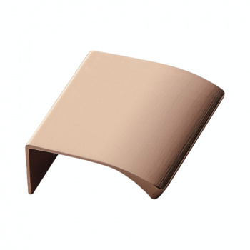 Profilhåndtak Edge Straight - 40mm - Børstet Kobber