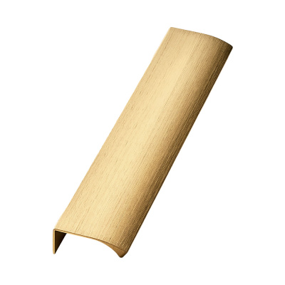 Profilhåndtak Edge Straight - 200mm - Børstet Messing i gruppen Håndtak / Farge/Materiale / Messing hos Beslag Online (304168-11)