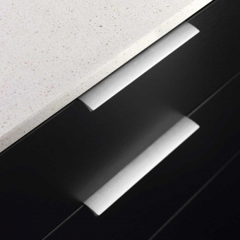 Profilhåndtak Edge Straight - 350mm - Rustfritt Stål Finish