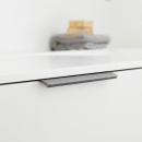 Profilhåndtak Edge Straight - 350mm - Børstet Antrasitt