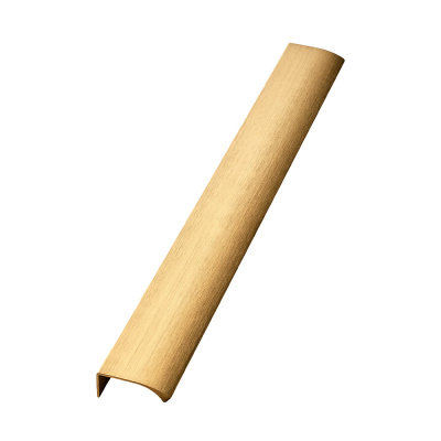 Profilhåndtak Edge Straight - 350mm - Børstet Messing i gruppen Håndtak / Farge/Materiale / Messing hos Beslag Online (304173-11)