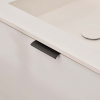 Profilhåndtak Edge Straight - 100mm - Børstet Sort