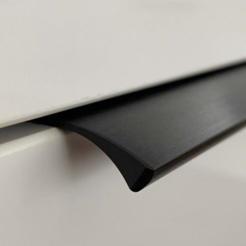 Profilhåndtak Edge Straight - 100mm - Børstet Sort