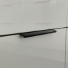 Profilhåndtak Edge Straight - 100mm - Børstet Sort