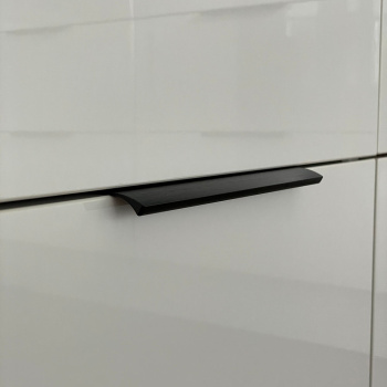 Profilhåndtak Edge Straight - 100mm - Børstet Sort