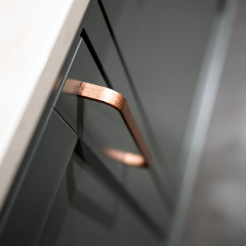 Håndtak Grace - 160mm - Antikk Kobber