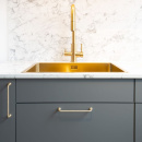 Håndtak Viva -  Børstet Ubehandlet Messing