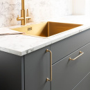 Håndtak Viva -  Børstet Ubehandlet Messing