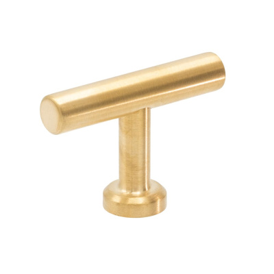 Knott T Viva - Børstet Ubehandlet Messing i gruppen Knotter / Vis alle knotter / T-Knotter hos Beslag Online (304403-11)