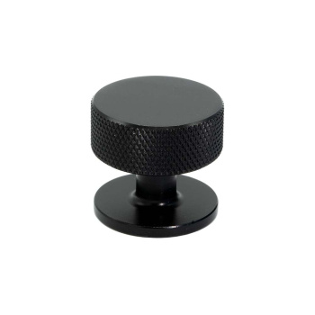 Knott Crest - 32mm - Matt Sort
