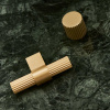 Knott T Helix Stripe - Messing