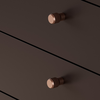 Knott Brooklyn Ø20mm - Børstet Bronse