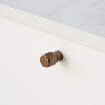 Knott Brooklyn Ø20mm - Børstet Bronse