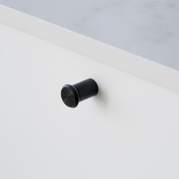 Knott Fase Ø23mm - Børstet Sort
