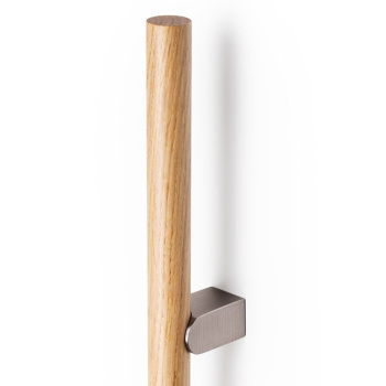Håndtak Kumo Wood - Eik/Rustfritt Look