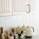 Håndtak 1353 - 128mm - Polert Ubehandlet Messing