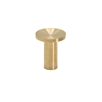 Knott Sture - 18mm - Børstet Ubehandlet Messing