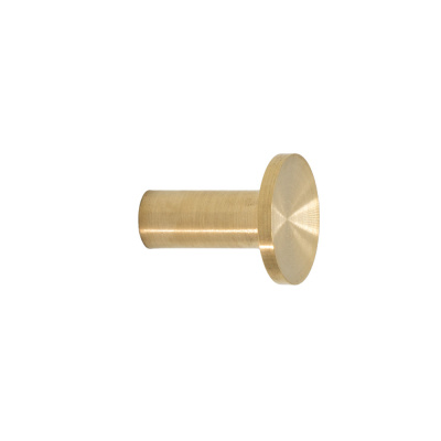 Knagg Sture - 18mm - Børstet Ubehandlet Messing i gruppen Knagger / Farge/Materiale / Messing hos Beslag Online (339375-21)