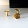 Knott Sture - 28mm - Børstet Ubehandlet Messing