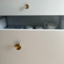 Knott Sture - 28mm - Børstet Ubehandlet Messing