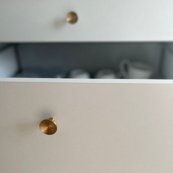 Knott Sture - 28mm - Børstet Ubehandlet Messing