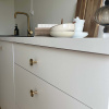Knott Sture - 28mm - Børstet Ubehandlet Messing