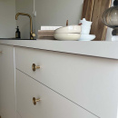 Knott Sture - 28mm - Børstet Ubehandlet Messing