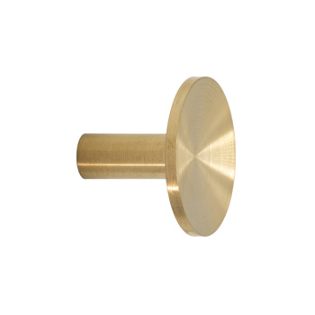 Knagg Sture - 28mm - Børstet Ubehandlet Messing