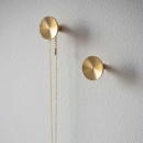 Knagg Sture - 28mm - Børstet Ubehandlet Messing