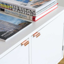 Profilhåndtak Lip - 40mm - Polert Cobber