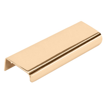 Profilhåndtak Lip - 120mm - Polert Ubehandlet Messing