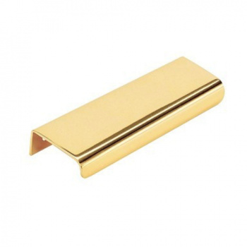 Profilhåndtak Lip - 120mm - Polert Messing