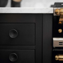 Knott Fleur - Støpejern Sort