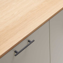 Håndtak Pen - 128mm - Støpejern Sort