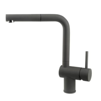 Kjøkkenarmatur Venedig - Uttrekkbart Munnstykke - Silgranit Rockgrey