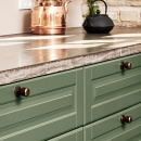 Knott Manor Rund - Antikk Messing