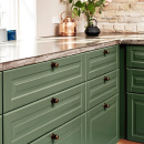 Knott Manor Rund - Antikk Messing