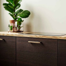 Håndtak Rattan - 160mm - Børstet Messing