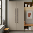 Håndtak Bond - Mørkbeiset Eik/Børstet Messing